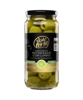 Azeitona Verde Recheada com Limão Vale Fertil 130g