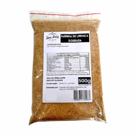 Farinha de Linhaça Dourada 500g Natural e Rica em Fibras