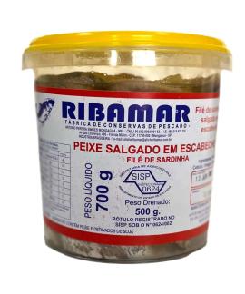 Rollmops Sardinha em Cebola Escabeche 500g Ribamar