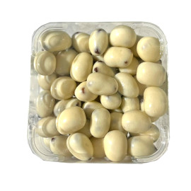 Drageado de Banana Passa Coberto com Chocolate Branco 1kg