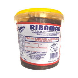Filé de Sardinha Anchovada Ribamar 1kg | Armazém Seu Luiz