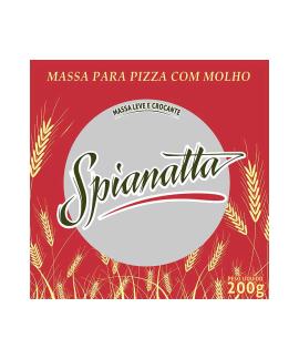 Massa para Pizza com Molho Spianatta 200 g | Pronto para Assar