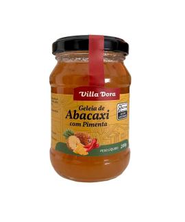 Geleia de Abacaxi com Pimenta Artesanal Villa Dora 200g