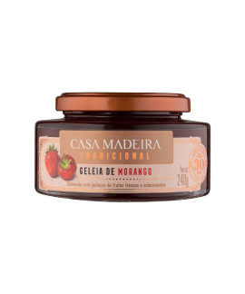 Geleia de Morango Tradicional Casa Madeira 240g