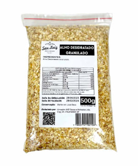 Alho Granulado Desidrat 100% Natural Armazém Seu Luiz 500g