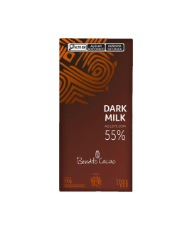 Tablete Bendito Cacau Dark Milk 55% Cacau Show 100g