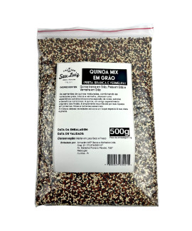 Quinoa Mix Preta Branca e Vermelha 500g – Armazém Seu Luiz