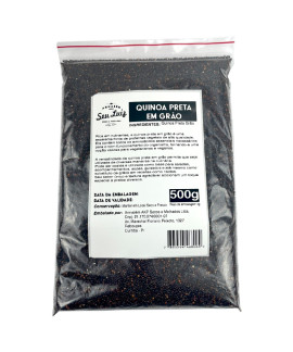 Quinoa Preta Peruana Premium em Grão 500g – Armazém Seu Luiz