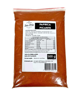 Páprica Picante Importada 500g Armazém Seu Luiz