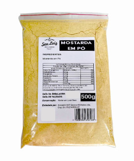 Mostarda Amarela em Pó 500g Armazém Seu Luiz