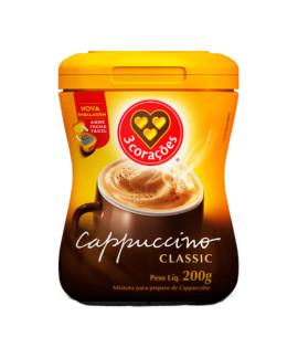 Café Cappuccino Classico 3 Corações 200g